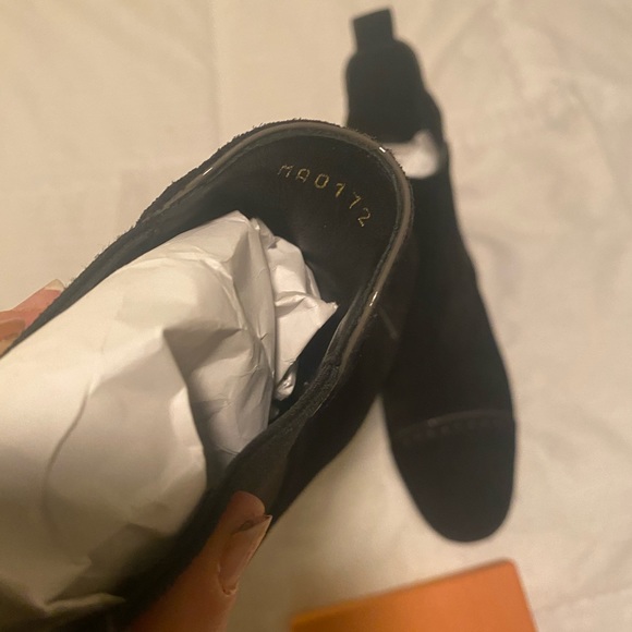 louis Vuitton boots size 8.5-9 black 💯auth - Picture 8 of 10